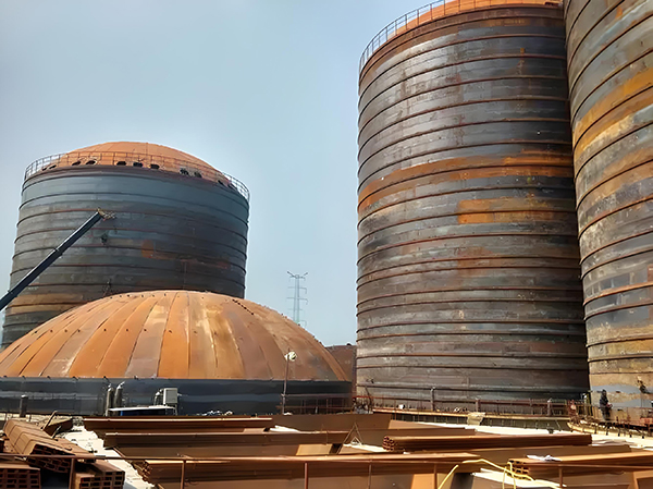 米易焦粉钢板仓